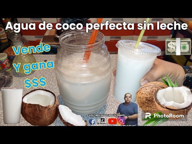 Receta Fácil: Agua de Coco con Frutas Casera Sin Complicaciones