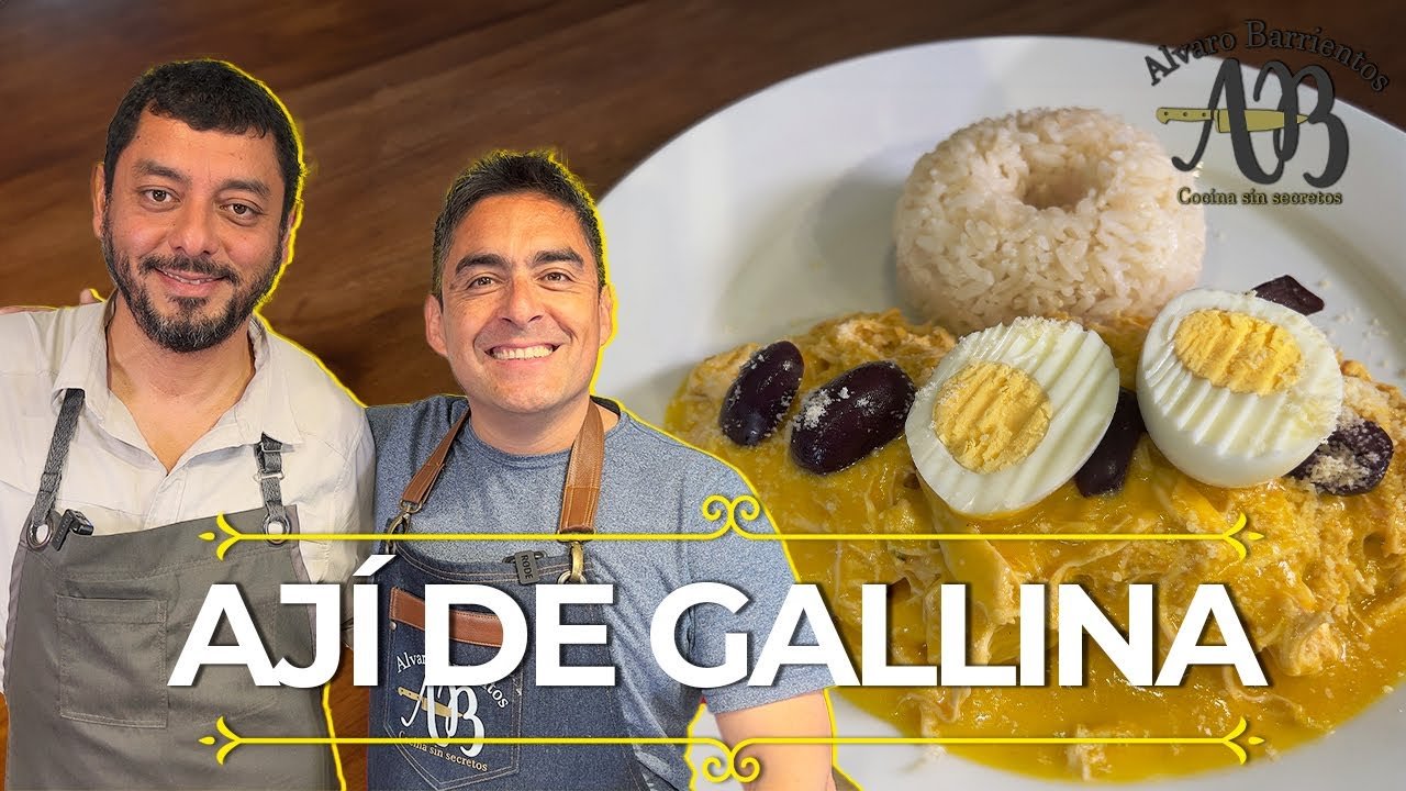 Ají de Gallina Auténtico de Jorge Paredes - Receta Tradicional de Arequipa