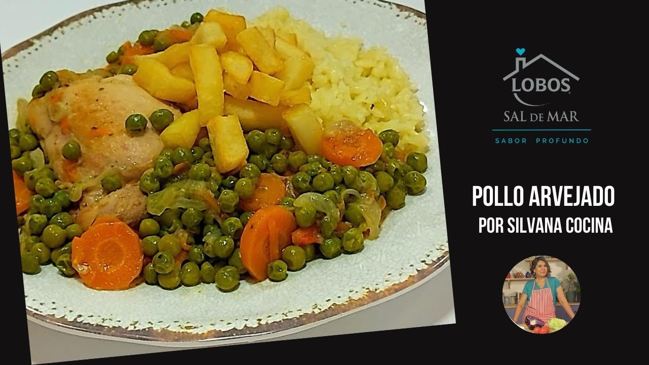 Receta Tradicional: Arroz con Alverjitas y Pollo Guisado al Estilo de Cocineros Históricos