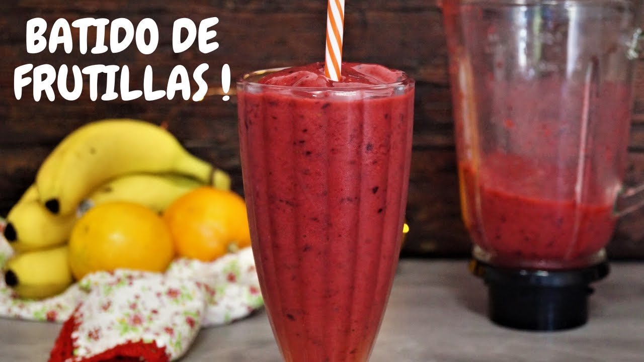 Receta Fácil: Batido de Frutos Rojos Natural y Deliciosa Sin Azúcar