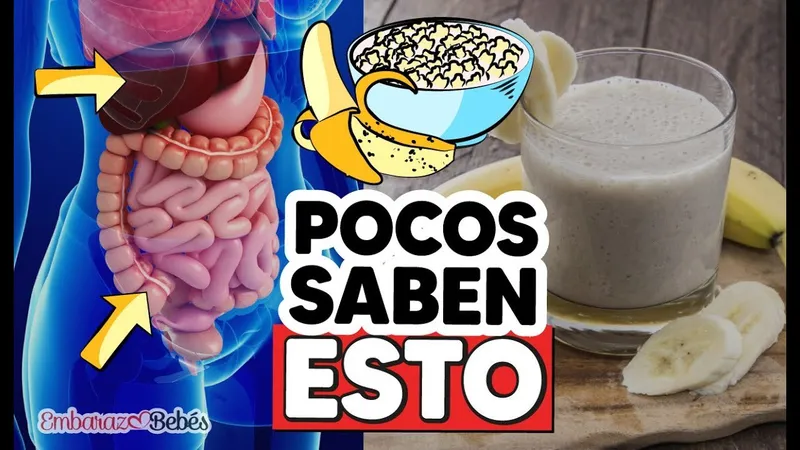 Receta Fácil: Batido de Plátano y Avena Natural, Deliciosa y Sin Azúcar