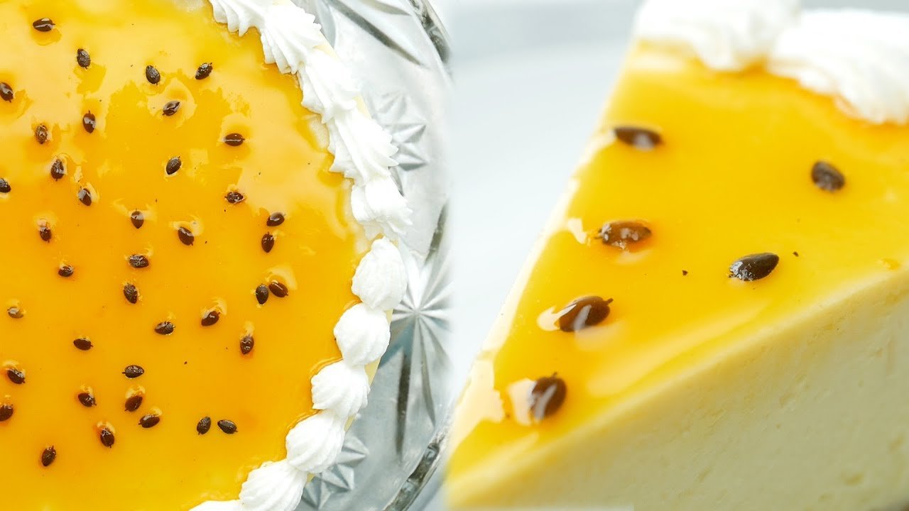 Cómo Preparar una Deliciosa Tarta de Queso y Maracuyá Sin Horno | Receta Fácil