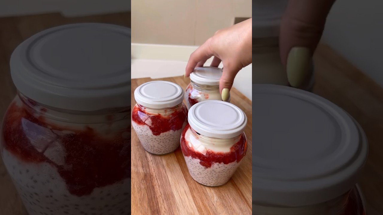 Receta Fácil de Desayuno Fresco y Delicioso: Pudín de Chía con Pera