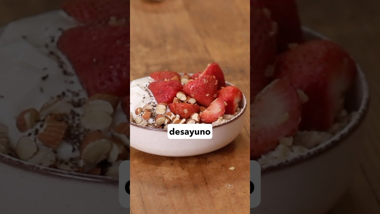 Receta de Desayuno Frío con Avena y Fresas: Empieza tu Día con Energía