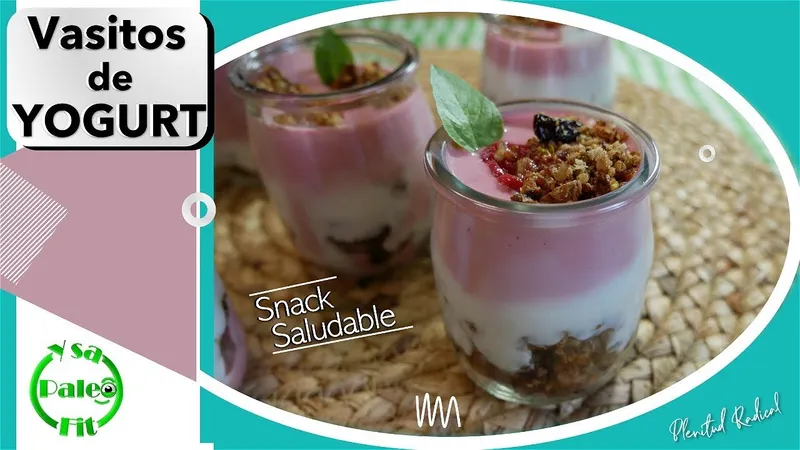 Receta Fácil y Rápida: Vasitos de Fruta y Yogur con Nueces | Desayuno Sin Cocinar