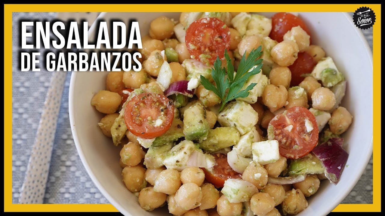 Receta Inédita: Ensalada de Garbanzos con Aguacate ¡Sabor que Sorprende!