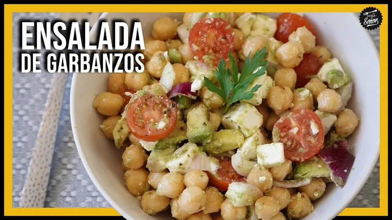 Receta Inédita: Ensalada de Garbanzos con Aguacate ¡Sabor que Sorprende!