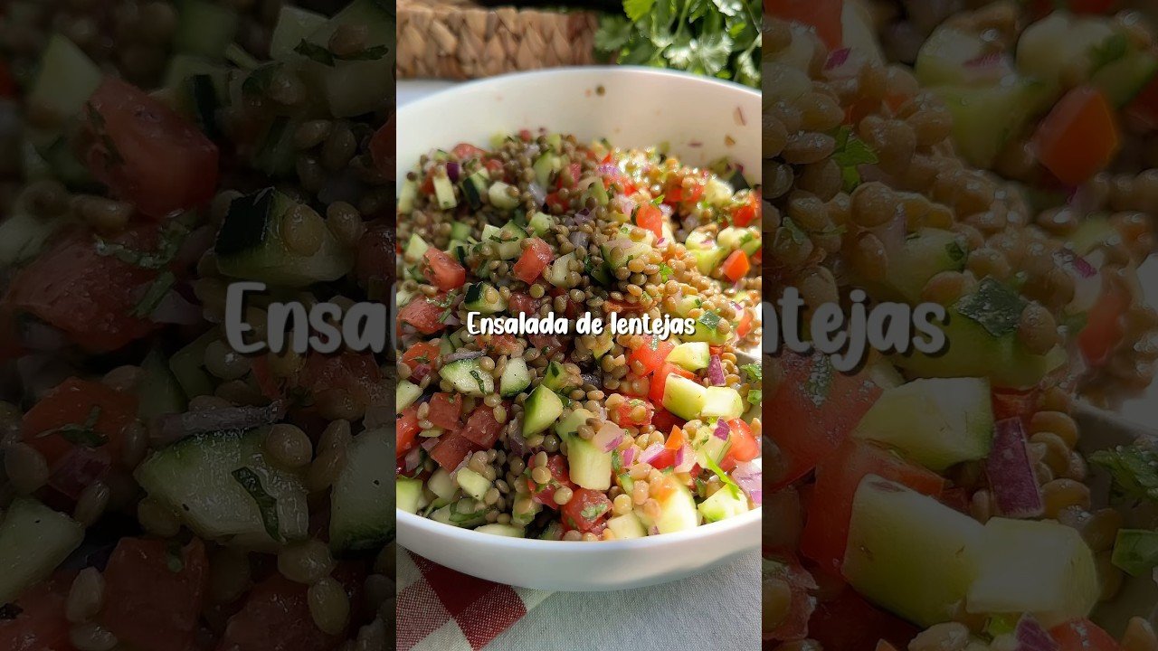 Descubre la Ensalada de Lentejas con Garbanzos: Una Receta Que Te Sorprenderá