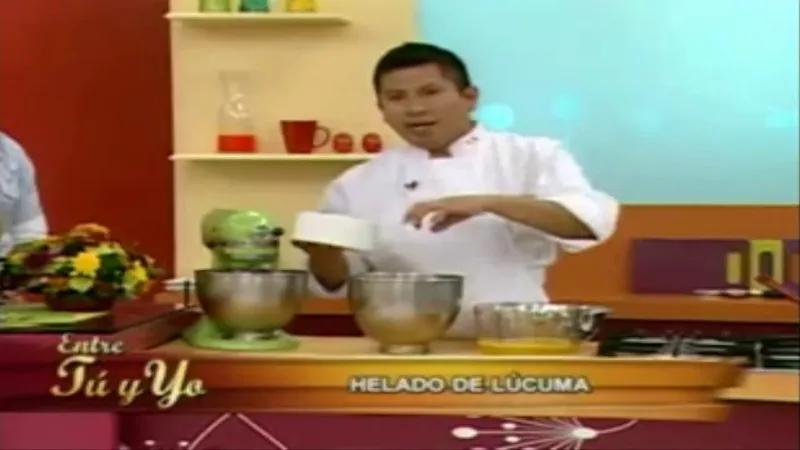 Receta Exclusiva: Helado de Lúcuma por Jorge Paredes de Huancayo