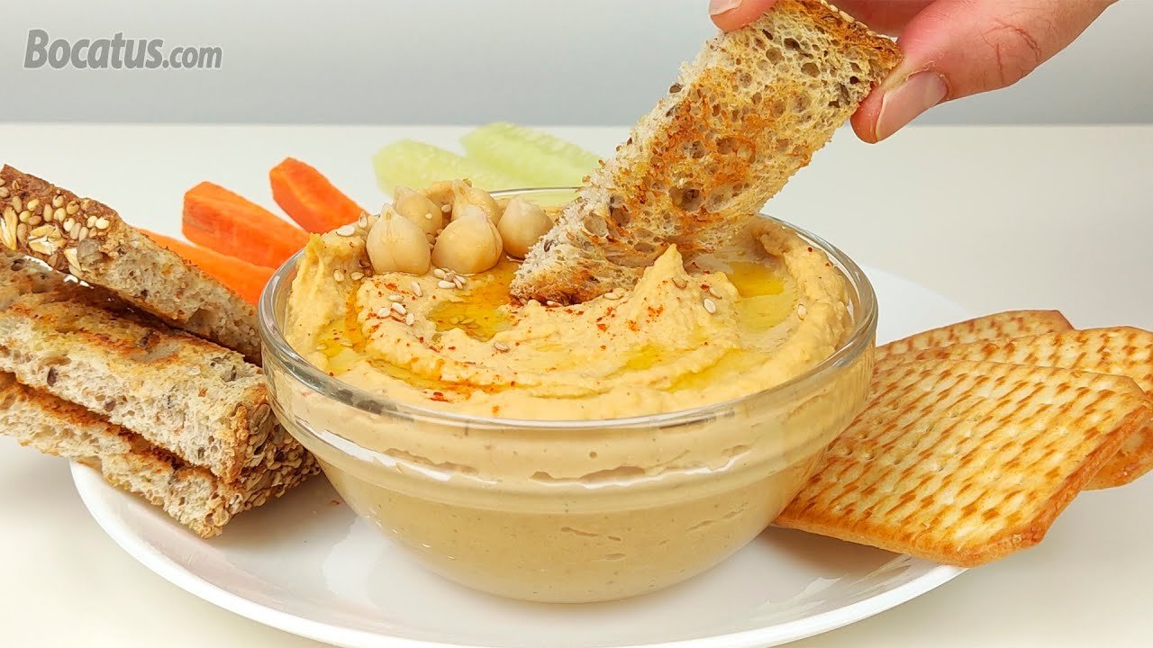 Receta Fácil de Hummus Casero Saludable con Nueces: Ideal Para Cualquier Momento del Día