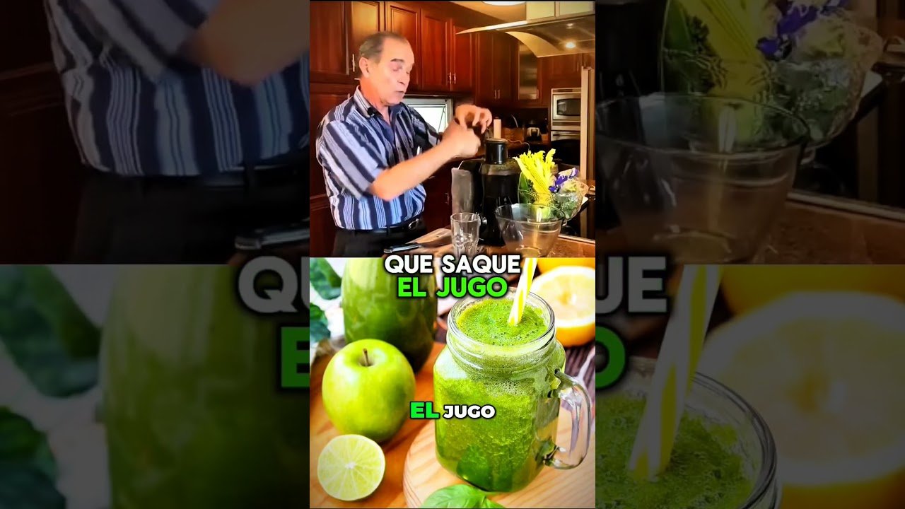 Receta Exclusiva: Jugo Verde Detox Natural y Deliciosa Sin Azúcar | Salud y Bienestar