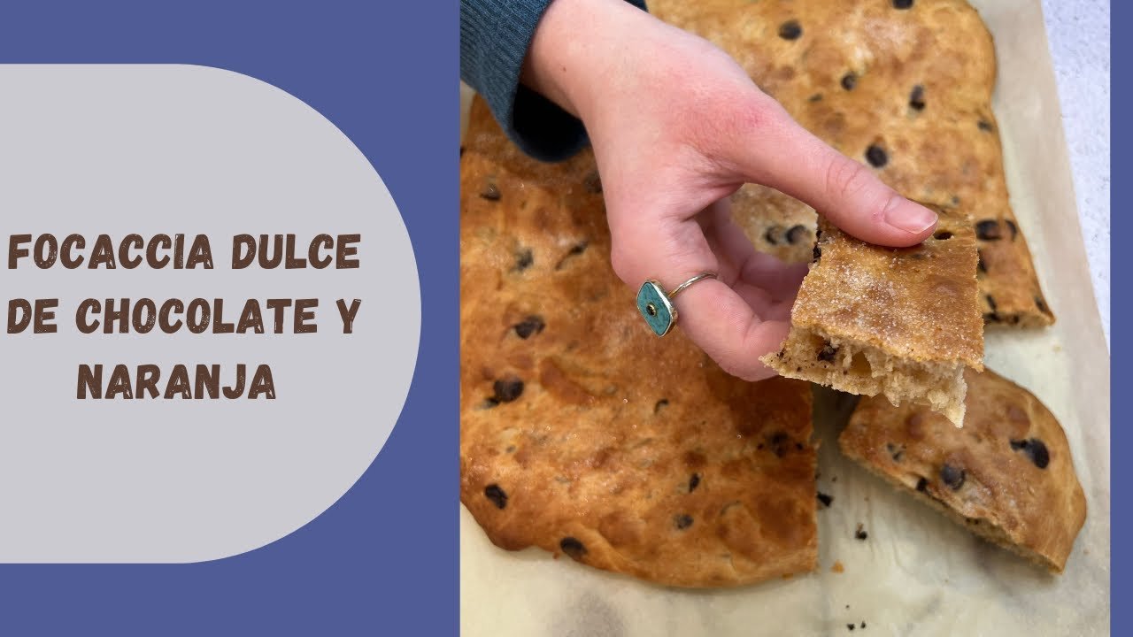 Receta Fácil de Pan Dulce de Focaccia con Chocolate: Un Delicioso Twist