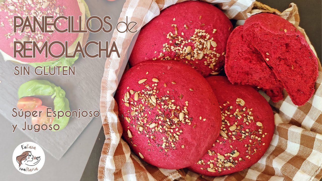 Receta Fácil de Pan Brioche con Remolacha Sin Gluten