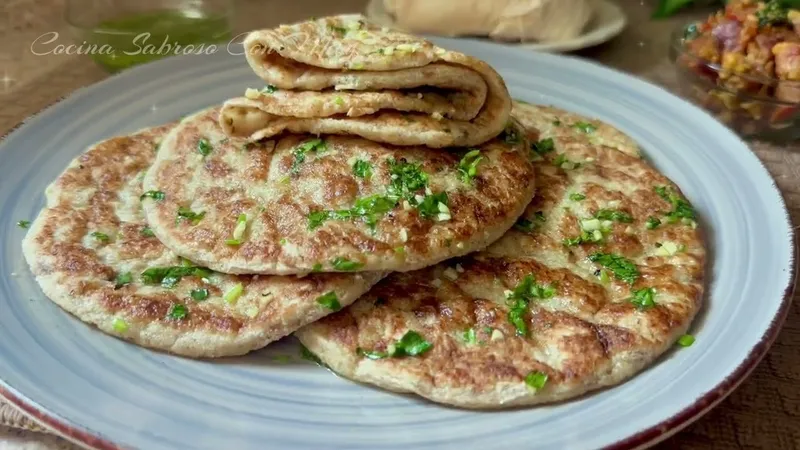 Receta Fácil de Pan Naan sin Gluten con Almendras: Perfecto para Celíacos