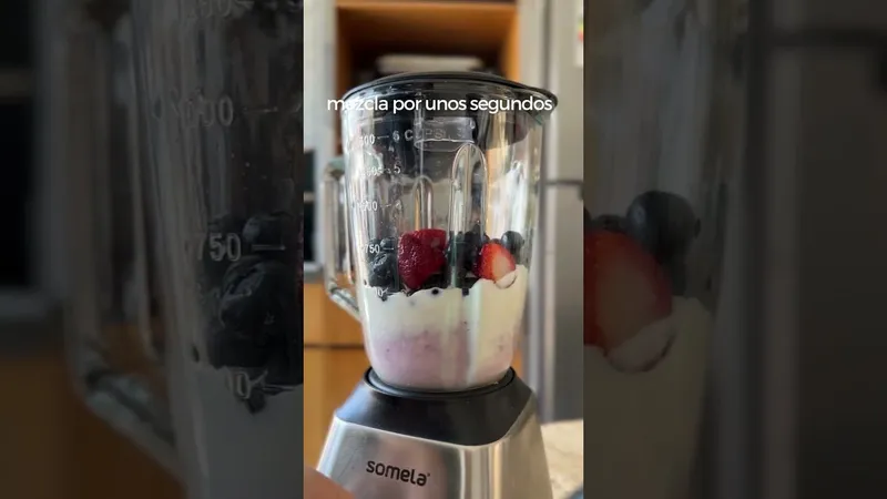 Cómo Preparar un Smoothie de Yogurt Natural en Casa: Paso a Paso