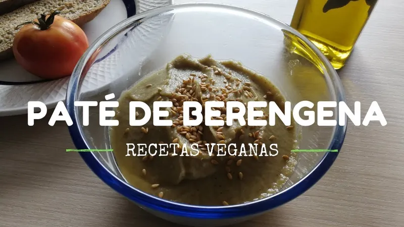 Receta Fácil de Paté de Berenjena Vegano con Zanahoria: Ideal para Picar Entre Comidas