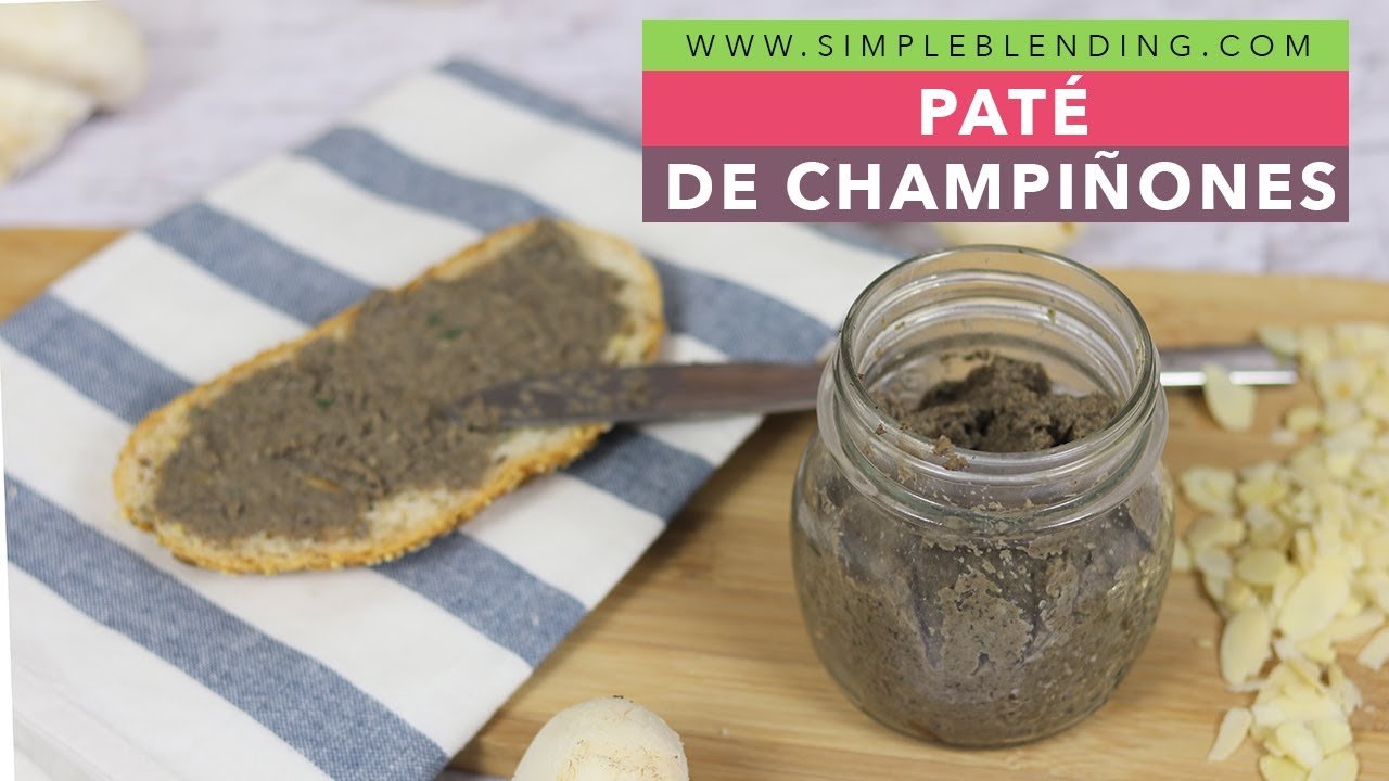 Receta Fácil: Paté de Champiñones Vegano con Limón - Ideal para Picar entre Comidas