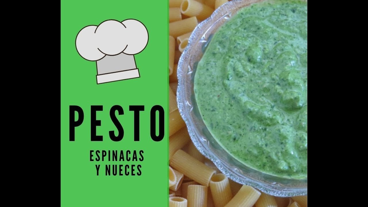Receta Fácil: Pesto de Espinaca Vegano con Nueces - Ideal para Picar Entre Comidas