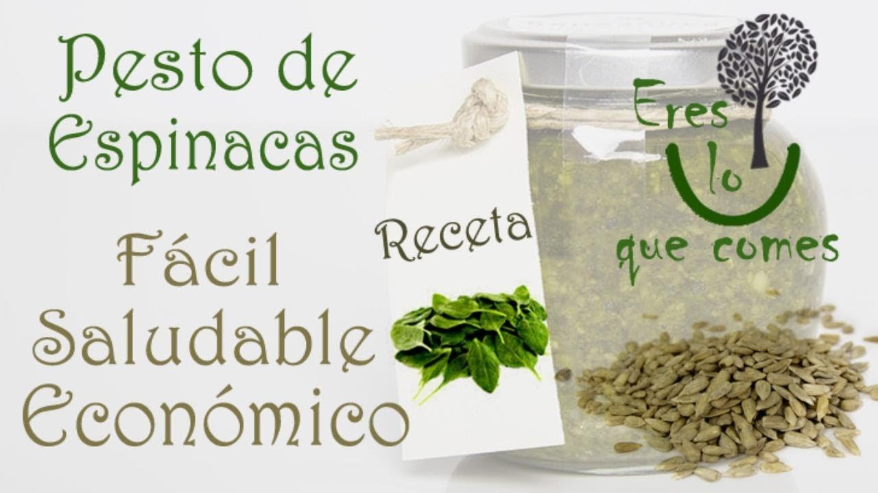 Receta Fácil de Pesto de Espinaca Vegano con Semillas de Girasol: Ideal para Picar