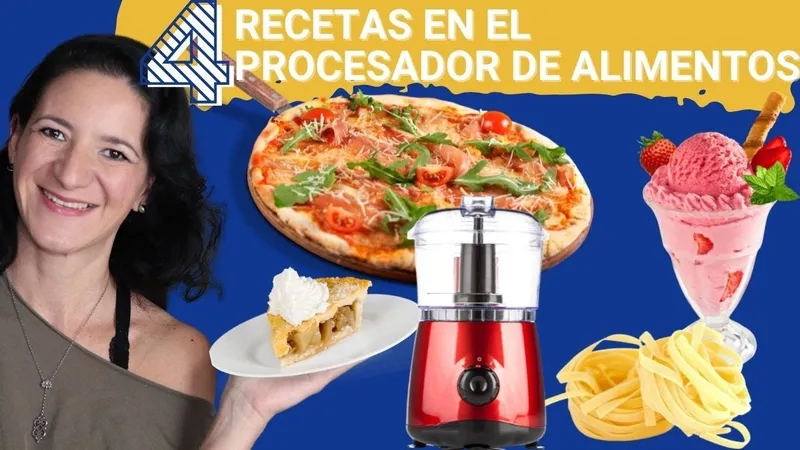 10 Recetas Fáciles y Deliciosas para Hacer en tu Procesador de Alimentos