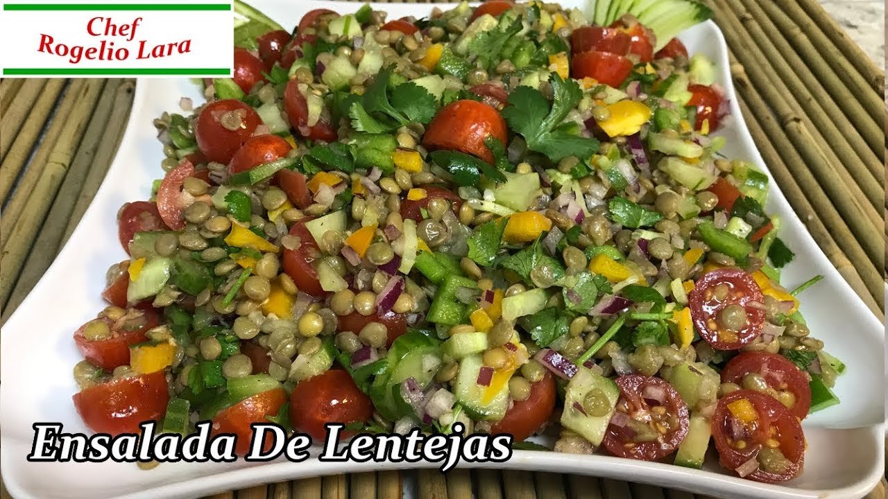 Receta cruda de ensalada de lentejas con perejil: Fresca y Nutritiva | Salud en tu mesa