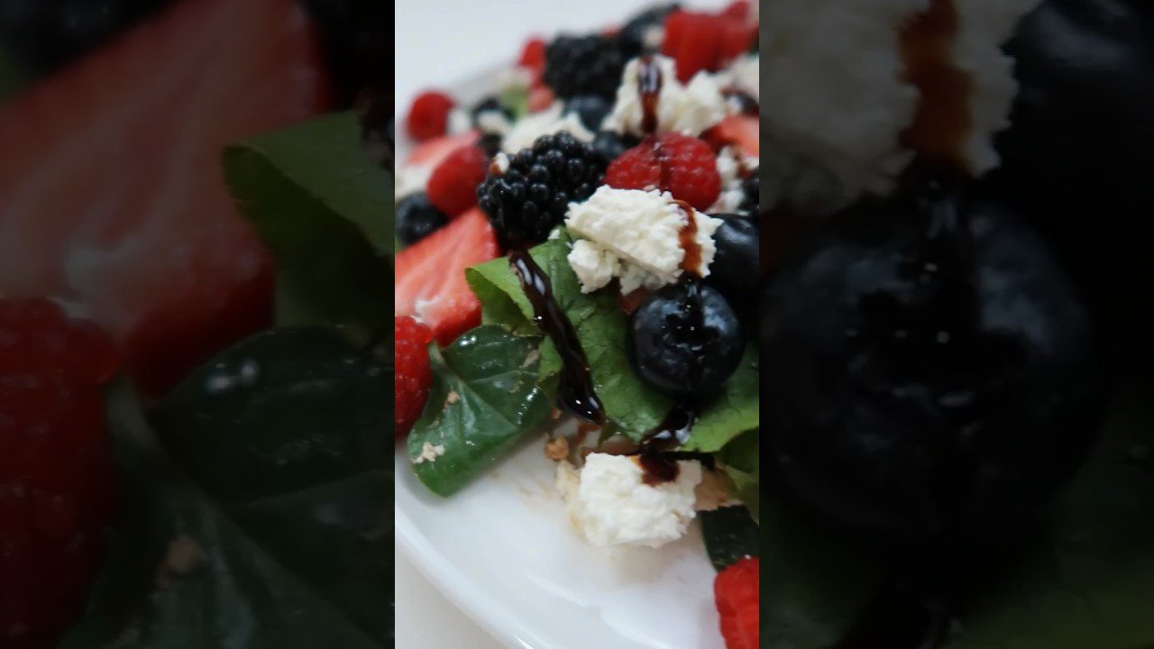 Receta de Ensalada con Frambuesas: Snack Perfecto para Dos en San Valentín
