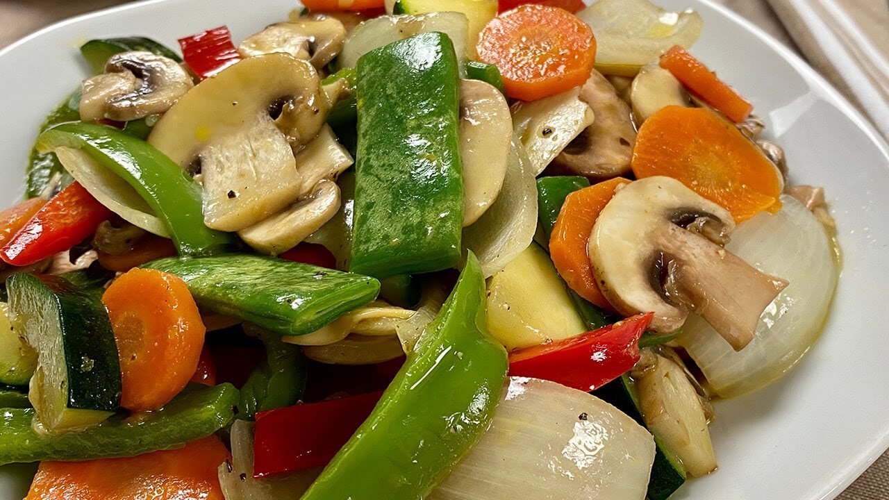 Receta de Salteado de Vegetales Fácil y Rápido | Cocina Saludable