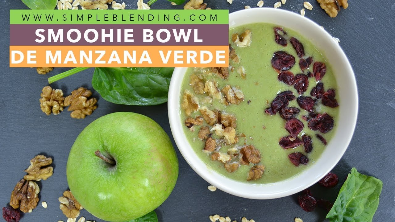 Receta de Smoothie Bowl con Manzana: Fácil, Nutritiva y Deliciosa