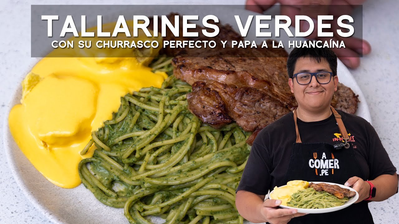 Descubre el Auténtico Tallarín Verde de Trujillo por Elena Vargas - Receta Tradicional
