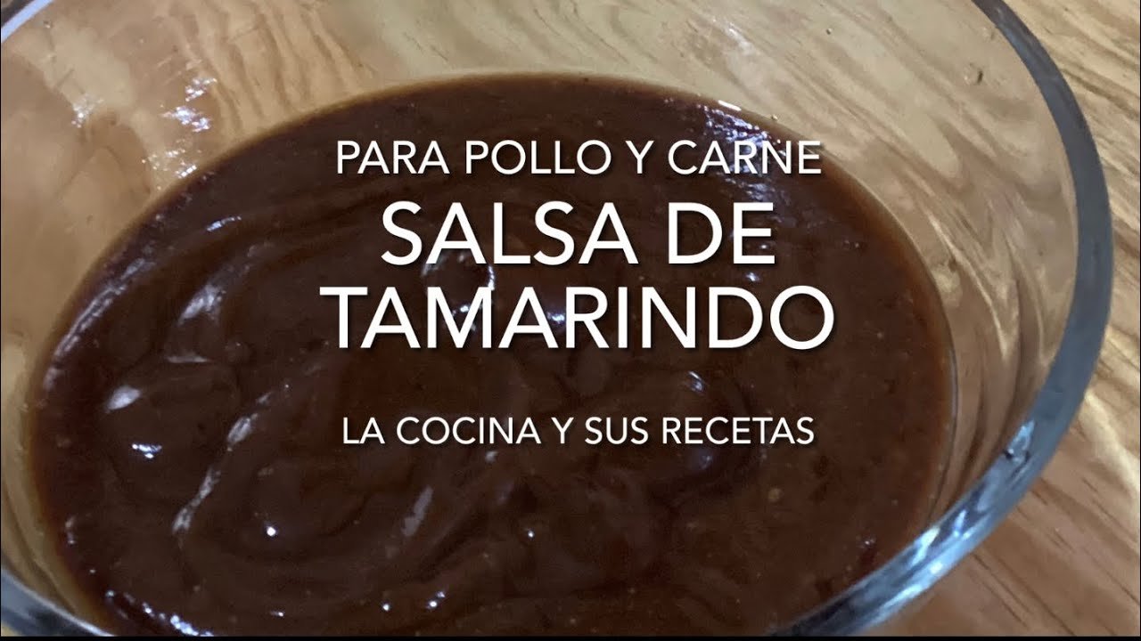 Receta Fácil de Salsa Dulce de Tamarindo Saludable Hecha en Casa