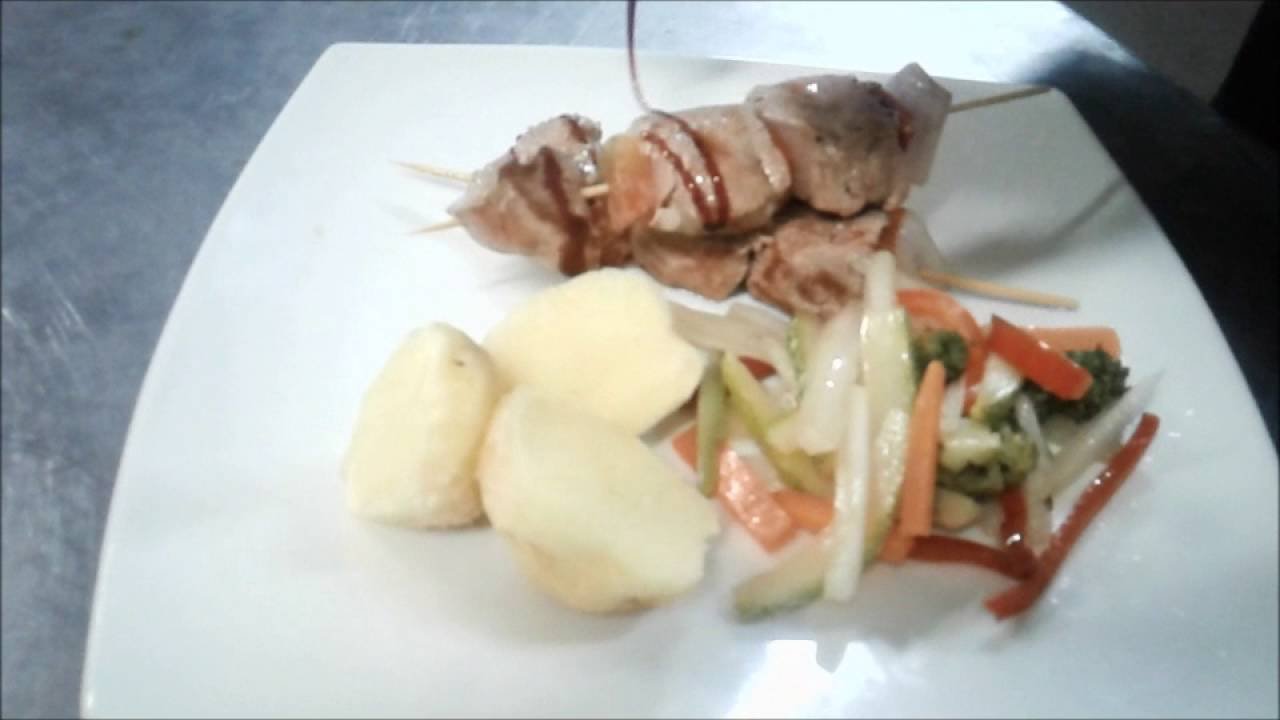 Receta de Brochetas de alpaca