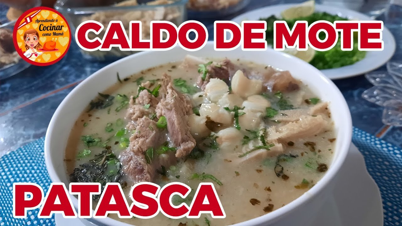 Receta de Caldo de patasca