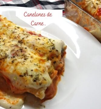 Receta de Canelones rellenos