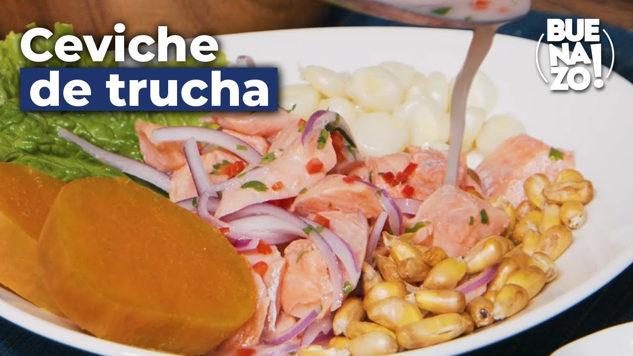 Receta de Ceviche de trucha