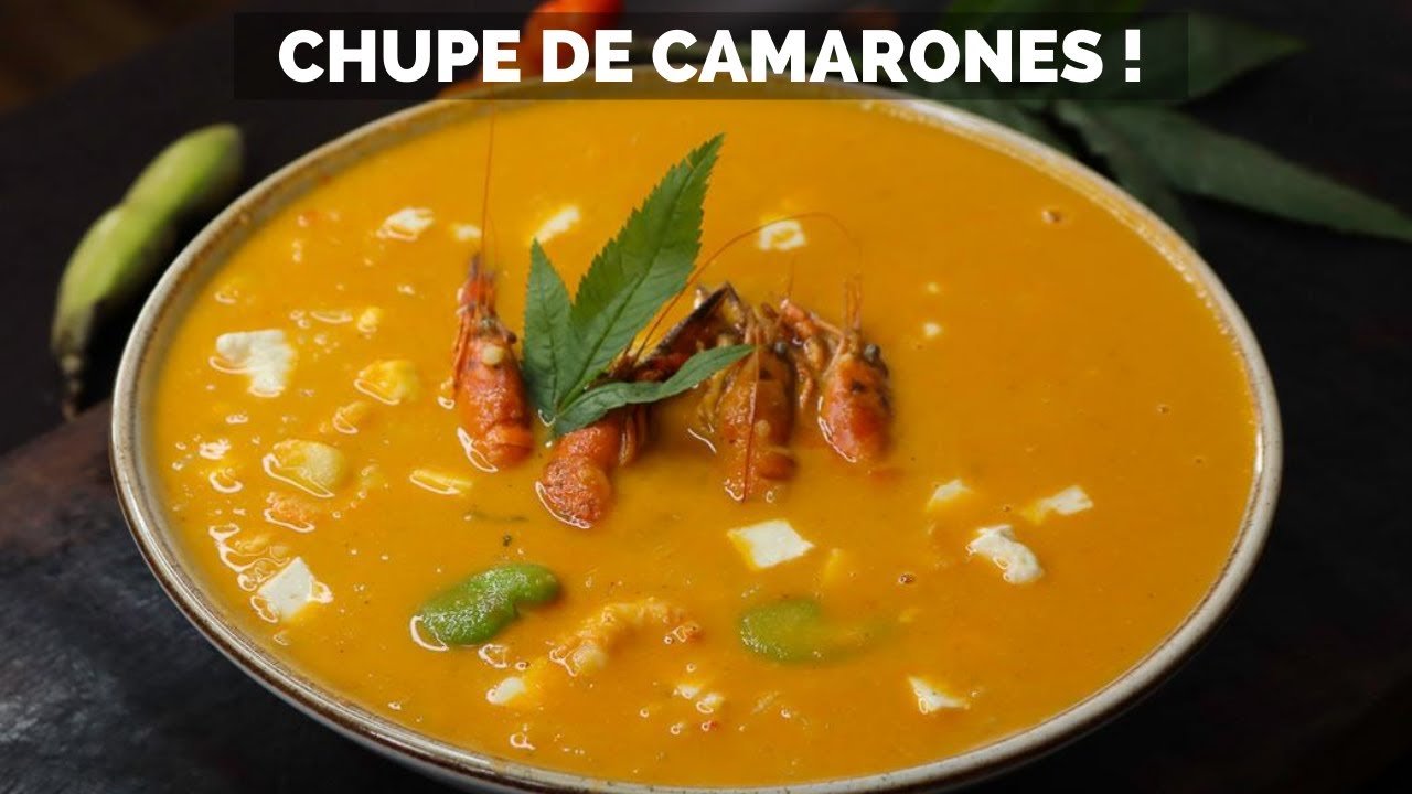 Receta de Chupe de camarones