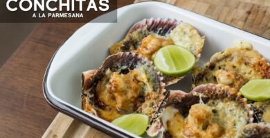 Receta de Conchitas a la parmesana