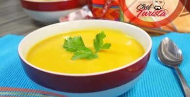 Receta de Crema de auyama