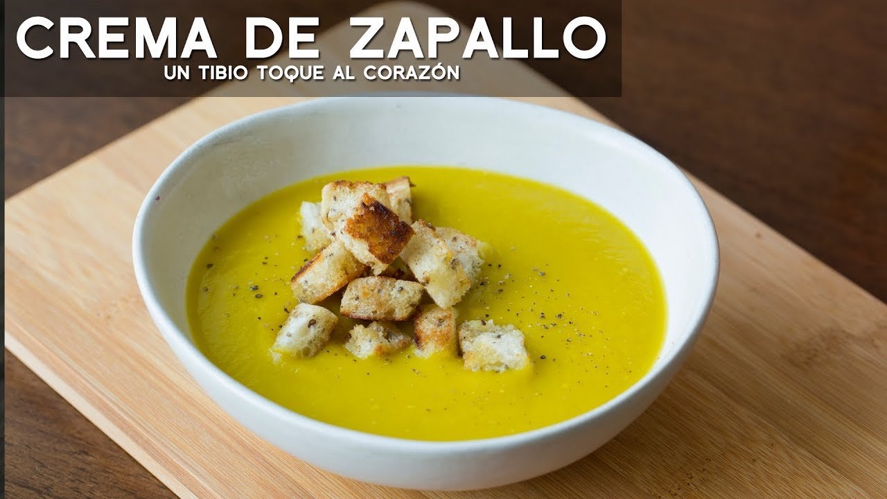 Receta de Crema de zapallo