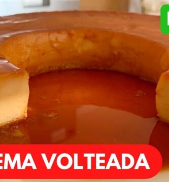 Receta de Crema volteada