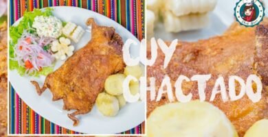 Receta de Cuy chactado