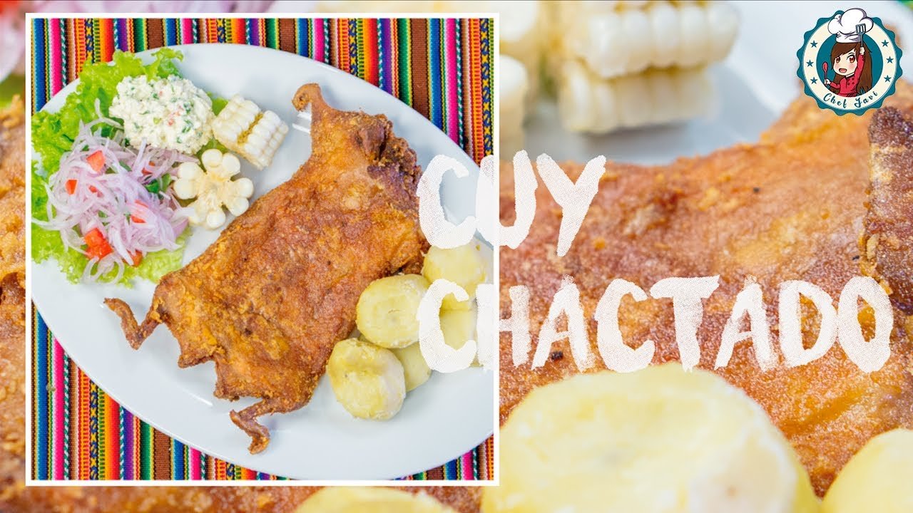 Receta de Cuy chactado