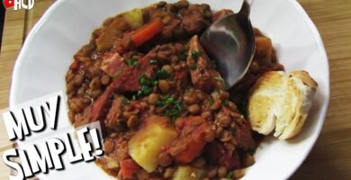 Receta de Guiso de lentejas