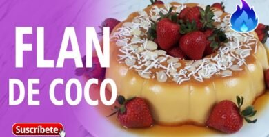 Receta de Leche volteada de coco