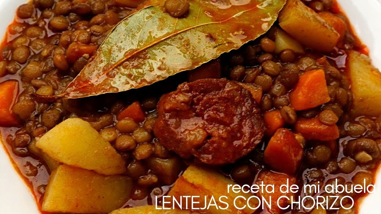 Receta de Lentejas con chorizo