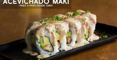 Receta de Maki acevichado