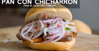 Receta de Pan con chicharrón