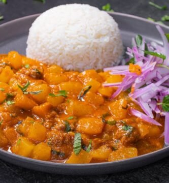 Receta de Patita con maní