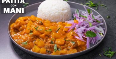 Receta de Patita con maní