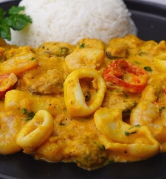 Receta de Picante de mariscos