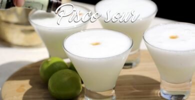 Receta de Pisco sour de coca